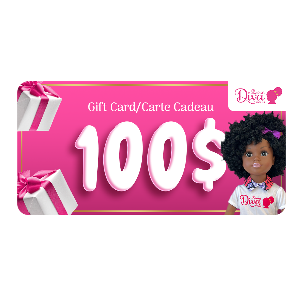 Brown Diva Dolls Gift Card