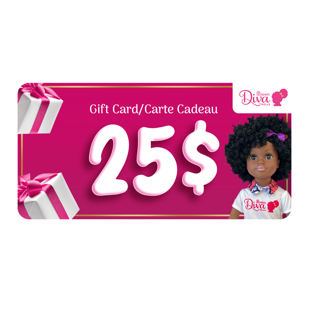 Brown Diva Dolls Gift Card