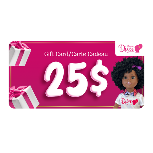 Brown Diva Dolls Gift Card